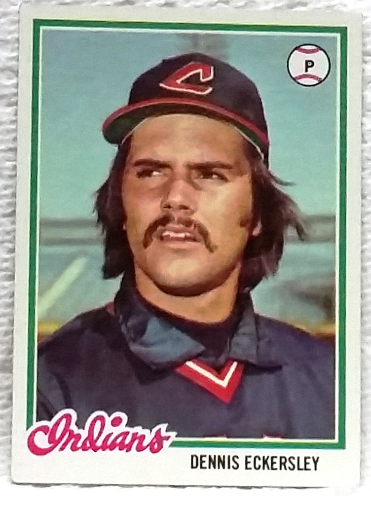 Dennis Eckersley 1978 Topps #122 Indians HOF Pitcher, Eck