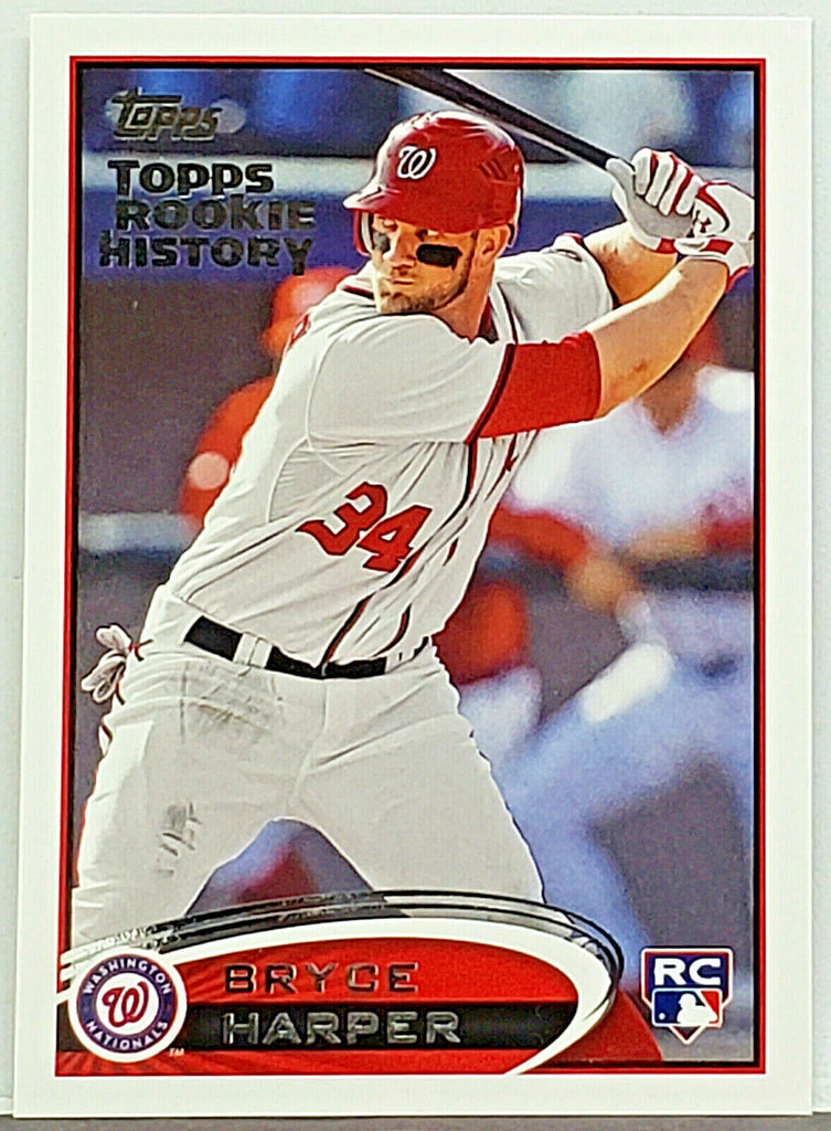 Bryce Harper Rookie History 2012 Retro 2018 Topps Archives #661, ROY –