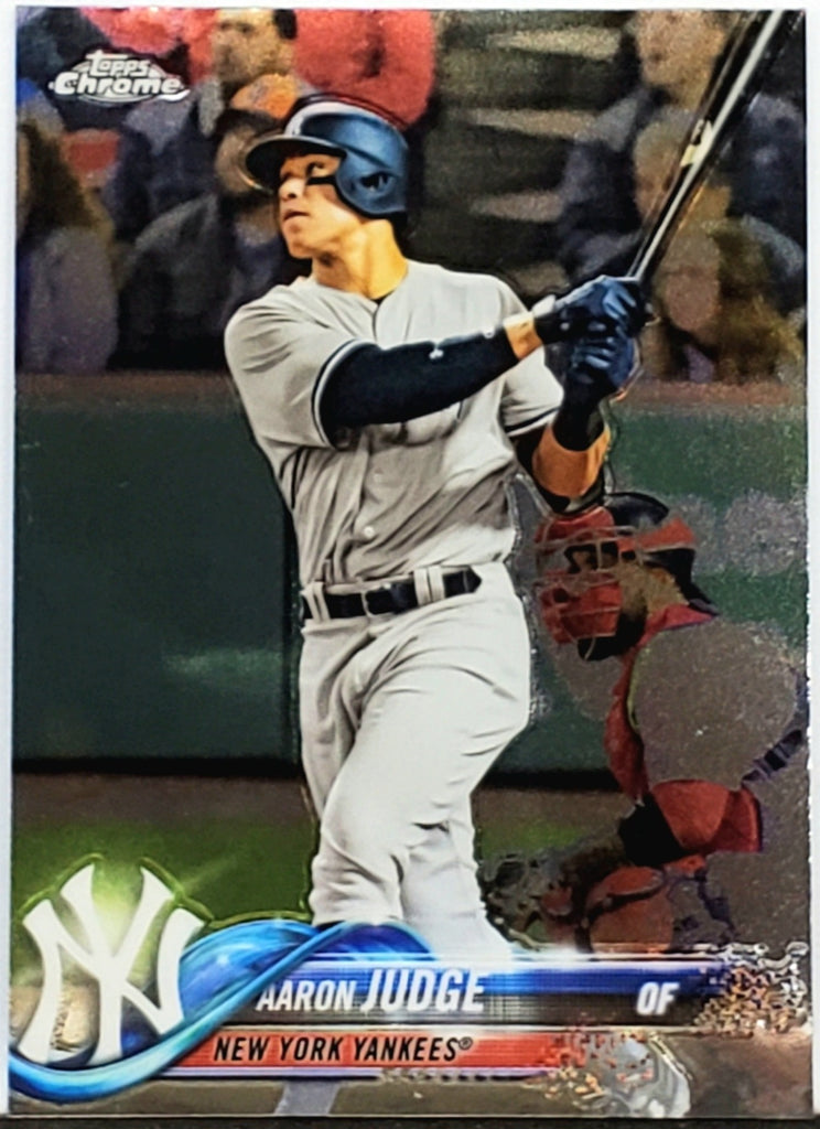 Aaron Judge 2nd Year 2018 Topps Chrome #1, Yankees Rookie Of The Year! –