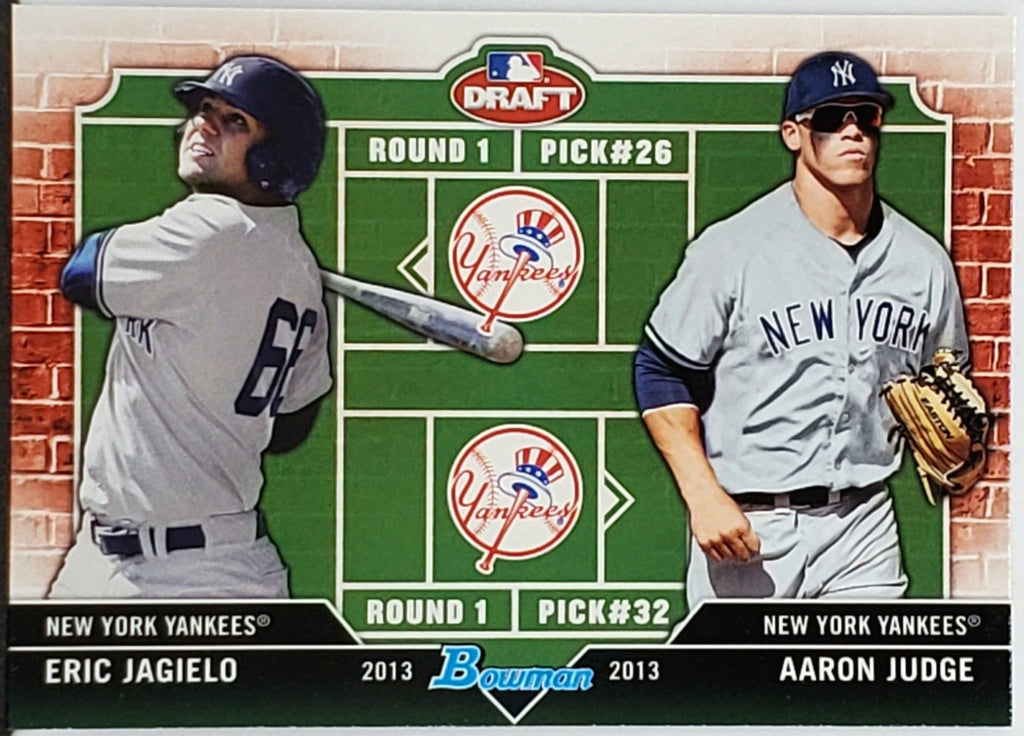 Aaron Judge Rookie 2013 Bowman Draft Dual Draftees #DD-JJ Yankees