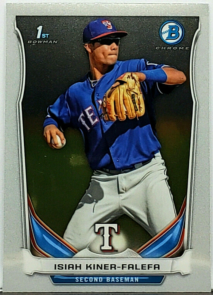 Isiah Kiner-Falefa Rookie 1st Bowman 2014 Bowman Chrome #BCP49 Texas