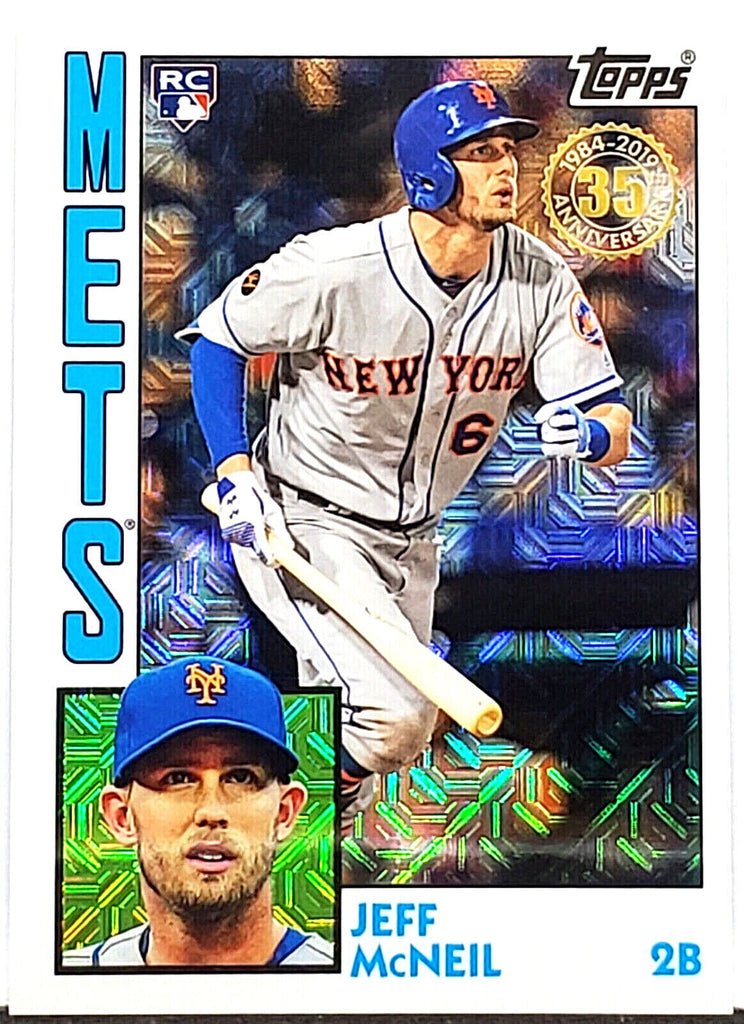 Jeff McNeil Rookie 1984 Silver Refractor 2019 Topps Chrome #T84-33 –