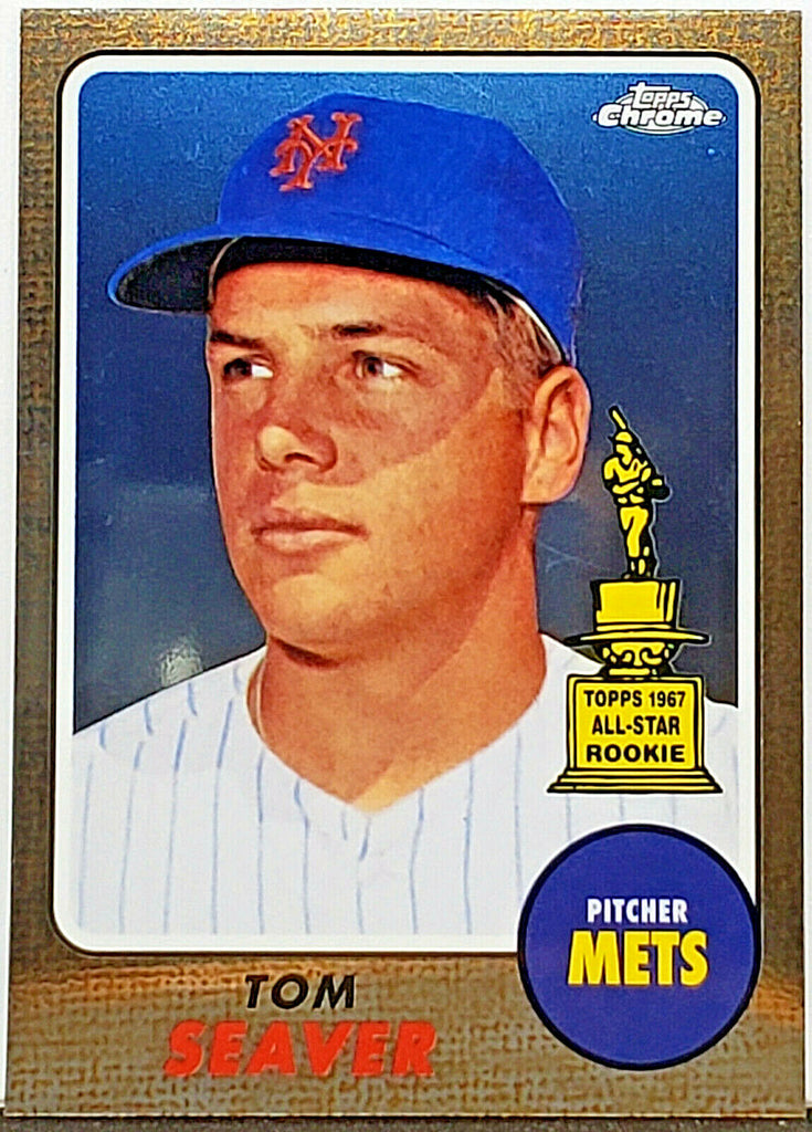 Tom Seaver baseball card (New York Mets Hall of Famer) 2013