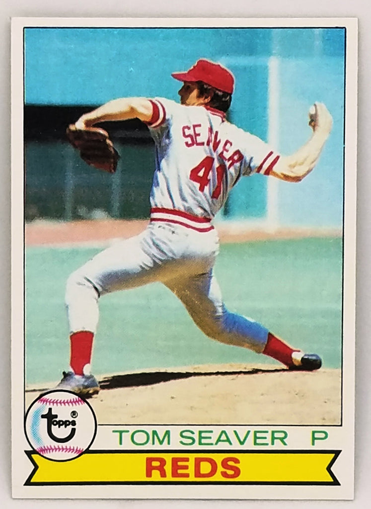 Tom Seaver 1979 Topps #100 HOF Pitcher, Reds, Mets, Tom Terrific