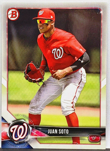 Juan Soto Rookie 2018 Bowman Prospects #BP52 Nationals 