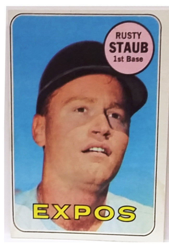 Rusty Staub 1969 Topps #230 1st Base, Montreal Expos, Astros, Mets –