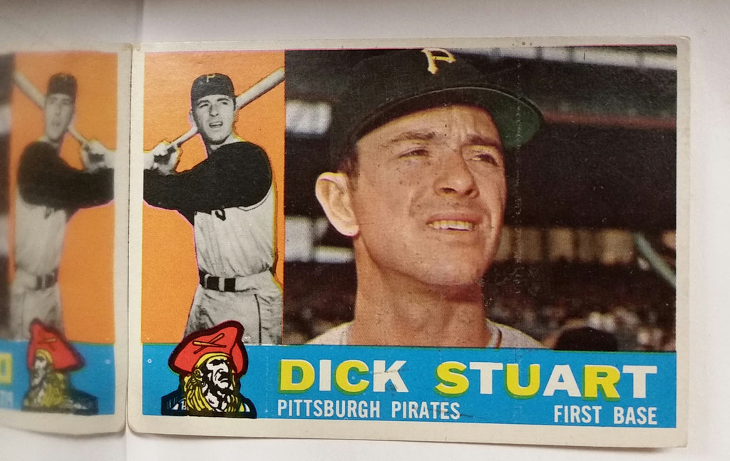 Dick Stuart 1960 Topps # 402 1st Base, Pittsburgh Pirates, Nice ...