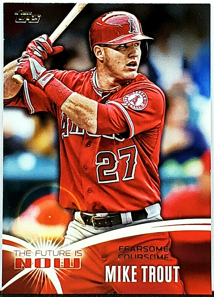 27 MIKE TROUT Los Angeles Angels of Anaheim MLB OF Red Mint