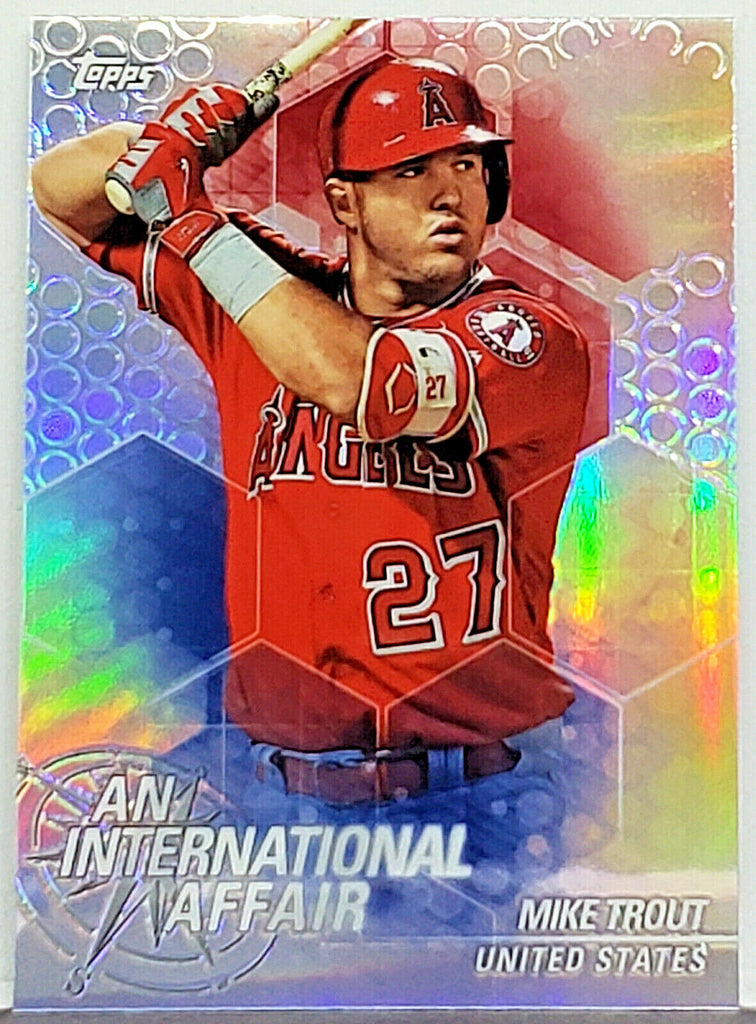 2018 Topps high quality Update US176 Mike Trout Rainbow Foil [PSA 10] Gem Mint