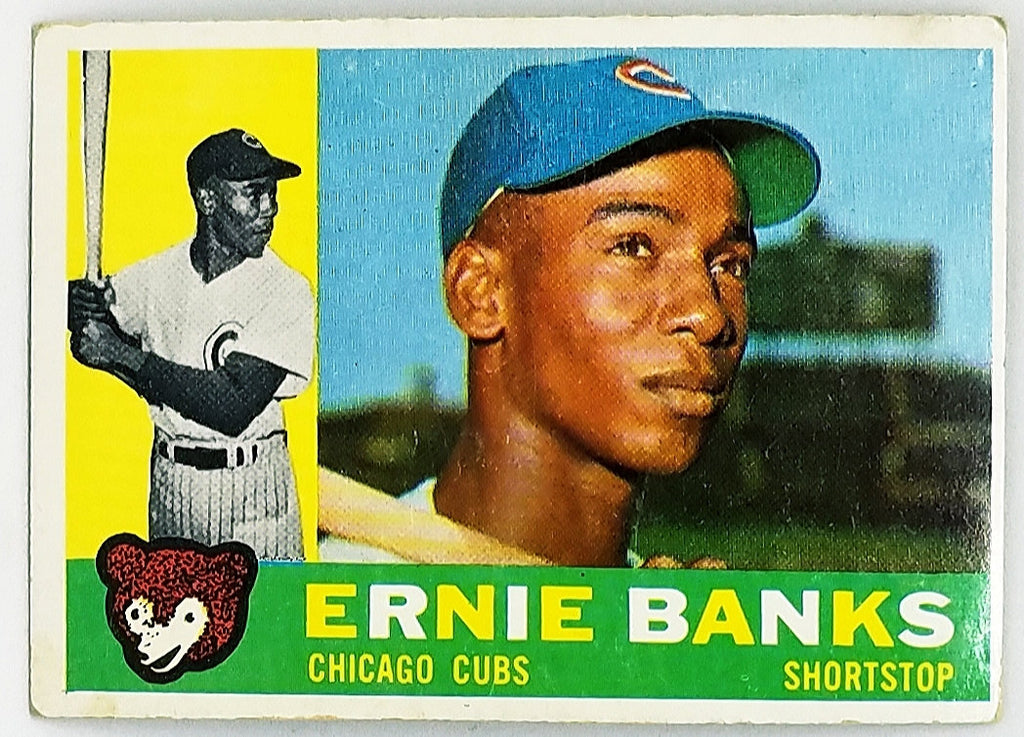 1960 Ernie Banks Topps Baseball Card 10 No Creases TC 
